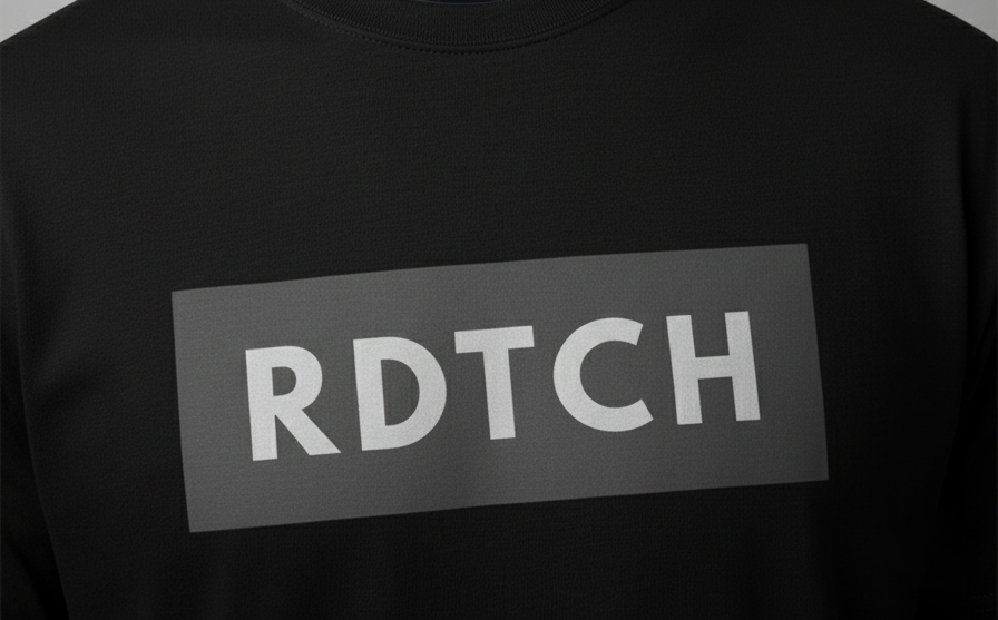 RDTCH Black Logo T-Shirt – Unisex Regular Fit T-shirts